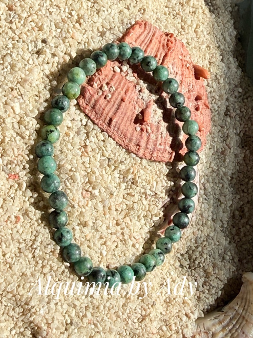 Alquimia Turquoise-Green Beaded Gemstone Bracelet